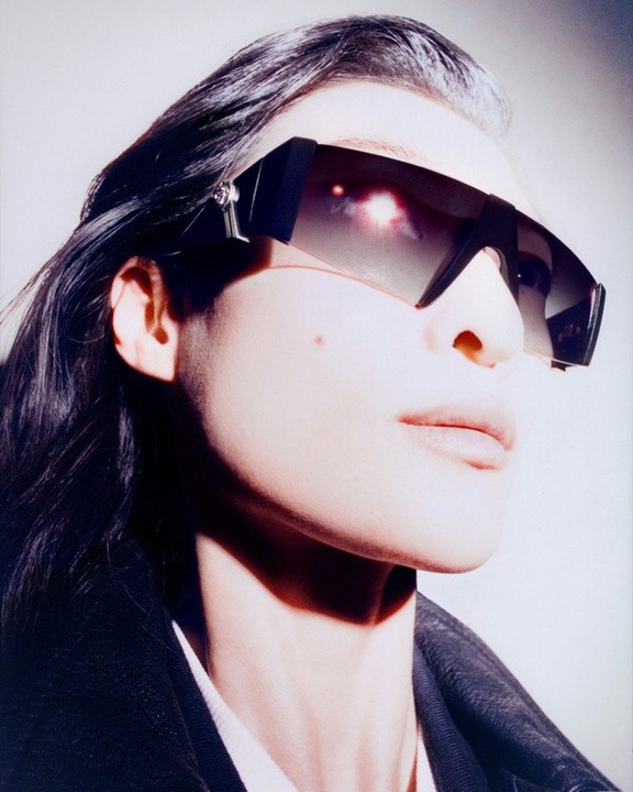 Sculptural visor eyewear study